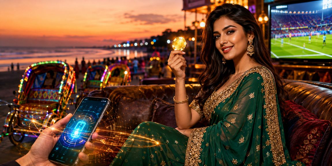 ঢাকায় সমুদ্র সৈকতের পরিবেশে gt710 বেটিং অ্যাপ ব্যবহার করছেন একজন ব্যবহারকারী